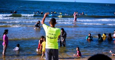 إنقاذ 2000 حالة من الغرق فى مصيف بلطيم منذ بداية فصل الصيف