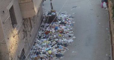 قارئة تشكو من انتشار القمامة بشارع رياض غرابة بجوار المقاولون العرب بطنطا