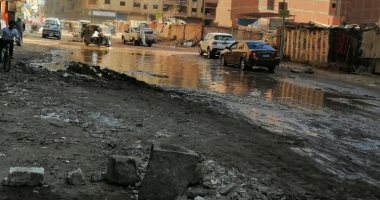  شكوى من انتشار مياه الصرف الصحى بشارع عمرو بن العاص بالمطبعة