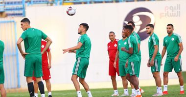 تدريبات منتخب الجزائر استعدادا لمباراة نيجيريا فى نصف نهائى كان 2019