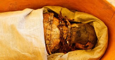 اكتشاف مقبرة تحوى مومياوات  المعروف بالهرم المنحنى بمنطقة آثار دهشور 201907131221112111