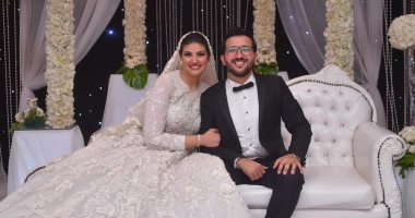 نجوم الرياضة والصحافة والإعلام فى حفل زفاف حامد وجدى وعروسه بسمة حمدى