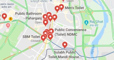 جوجل تتعاون مع الهند لإضافة آلاف من المراحيض العامة إلى الخرائط