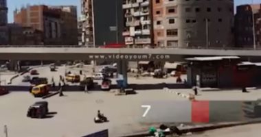 فيديو.. أهالى المحلة يشكون من سيارة ميكروباص تحمل مكبرات صوت بميدان الشون