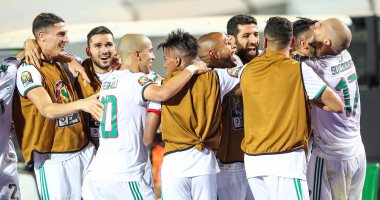 الجزائر ضد نيجيريا.. احتفالات رائعة للاعبي الخضر بعد التأهل لنهائي الكان