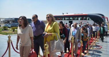 ممثلو الكيانات المصرية بالخارج يتفقدون مجمع الأسمدة الفوسفاتية بمدينة الجلالة
