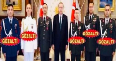 صورة.. فى الذكرى الثالثة للانقلاب المزعوم بتركيا: أردوغان يلقى رجاله بالسجن