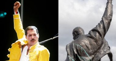 تمثال "فريدى ميركورى" صاحب "الملحمة البوهيمية" يتعرض للتشويه
