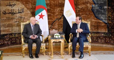 السيسى يستقبل عبد القادر بن صالح ويثمن العلاقات الأخوية مع الجزائر ويشيد بمنتخبها