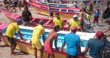 إنقاذ 33 حالة من الغرق بمصيف رأس البر