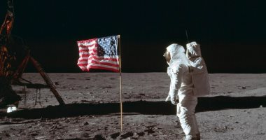 الذكرى الـ50 لهبوط الإنسان على القمر.. صورة واضحة لأرمسترونج فى مهمته التاريخية