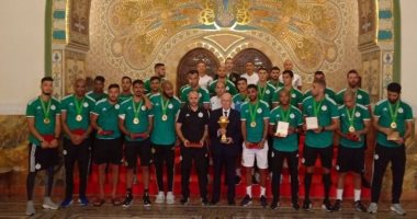 الرئيس الجزائرى يستقبل أبطال كأس أمم أفريقيا 2019 فى قصر الشعب 