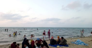 صور.. "الرواق" شاطئ الهدوء على ساحل مدينة بئر العبد بسيناء