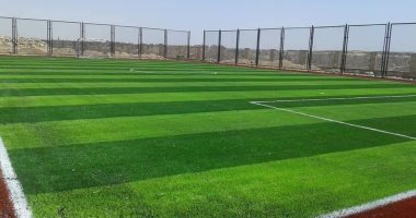 صور.. قريبا افتتاح ملعب خماسى لكرة القدم بمتحف النيل فى أسوان