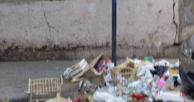 استمرار معاناة شارع الشهيد محمد خفاجة بروض الفرج مع القمامة