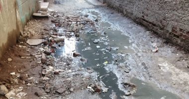 قارئ يشكو من انتشار مياه الصرف الصحى بقرية طنان قليوبية