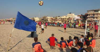 صور.. الشباب والرياضة بشمال سيناء تنظم يوم الأنشطة على شاطئ العريش