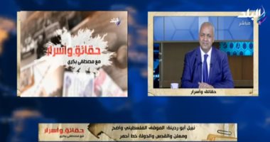 نبيل أبو ردينة: القيادات الفلسطينية تقف بالإجماع خلف أبو مازن