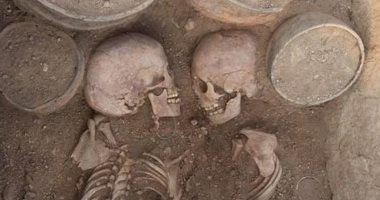 حب أبدى.. اكتشاف مقبرة زوجين فى كازاخستان مدفونين فى وجه بعضهما البعض