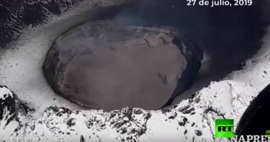  شاهد ..اللحظات الأولى لثوران بركان بوبوكاتبتبيل فى المكسيك
