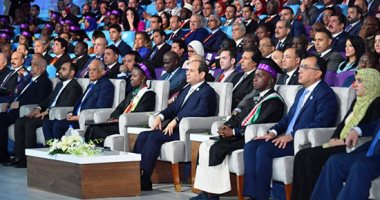 الرئيس السيسي يشهد المؤتمر الأول لمبادرة "حياة كريمة" بمؤتمر الشباب
