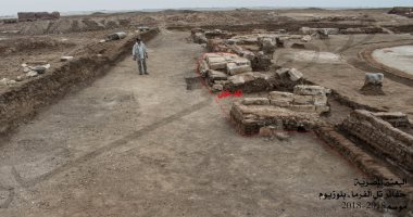 الآثار تعلن كشف بقايا مبنى أثرى يرجع للعصر اليونانى الرومانى بشمال سيناء