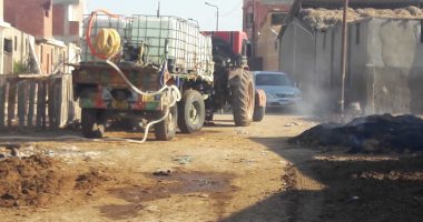 شكاوى مربى المواشى من انقطاع المياه بحظائر القابوطى الجديد جنوب بورسعيد
