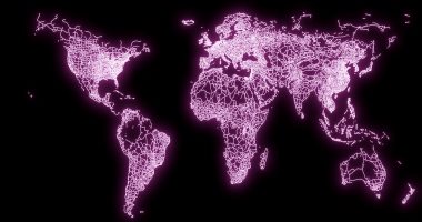 صور.. خرائط ضوئية للمدن حول العالم وأنواع الطرق فى الظلام بتقنية الـ3D