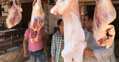 صور.. جزارو الغربية يعلنون انخفاض أسعار اللحوم فى عيد الأضحى