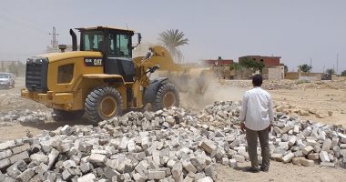 حملة إزالة للأراضى الزراعية وأملاك الدولة بمراكز محافظة الفيوم