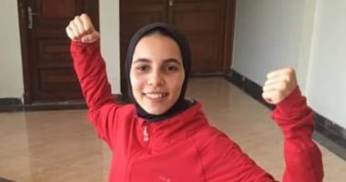  ميرنا هشام تحصد الميدالية الذهبية فى البطولة العربية للكاراتيه