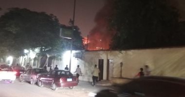 حريق بمخزن شركة فوم بمدينة العاشر من رمضان
