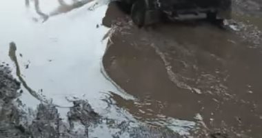 مياه الصرف تحاصر أهالى قرية شنشور بالمنوفية