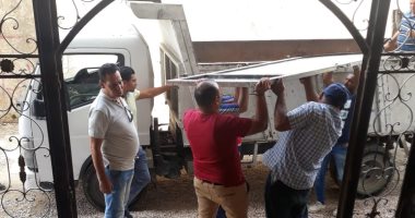 صور .. ضبط 3 حالات للبناء المخالف ومصادرة طن ونصف أسمنت شرق الإسكندرية 