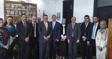 جامعة الإسكندرية تستقبل اللجنة التقيمية للمشروعات الابتكارية