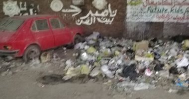 تراكم القمامة بشارع لاشين فى المريوطية فيصل