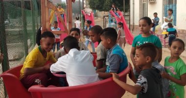 صور.. مراكز الشباب بالإسكندرية تستقبل الأطفال بالألعاب فى أول أيام العيد
