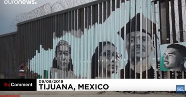 شاهد.. جدارية ذكريات تروي معاناة المهاجرين المكسيكيين فى أمريكا