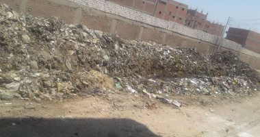 قارئ يطالب بإزالة القمامة من طريق مقابر قرية البرادعة فى القناطر الخيرية