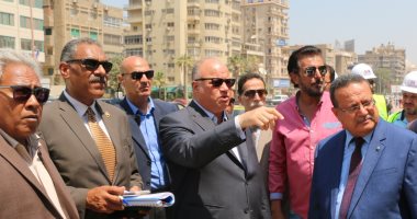 محافظ القاهرة يتفقد أعمال تطوير شارع أحمد تيسير والشوارع الجانبية.. صور