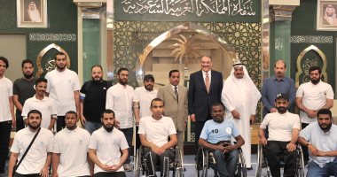 السفير السعودى بمصر يلتقى أعضاء بعثة نادى القصيم "للأشخاص ذوى الإعاقة"