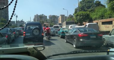 النشرة المرورية ...كثافات مرتفعة بمحاور القاهرة و الجيزة