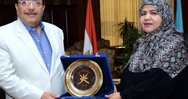 رئيس جامعة طنطا يستقبل الملحق الثقافى لسفارة سلطنة عمان فى القاهرة