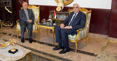 سفير العراق يبحث مع رئيس بعثة الجمهورية السورية فى القاهرة عمق العلاقات