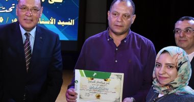 محافظ الشرقية يكرم رحاب حمدى الفائزة بذهبية بطولة العالم البارالمبية لرفع الأثقال