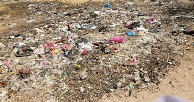 شكوى من انتشار القمامة فى مدخل النوبارية بمحافظة البحيرة