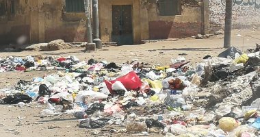 اضبط مخالفة.. انتشار القمامة بجوار مسجد الشامى بمنطقة أبو راضى بالمحلة