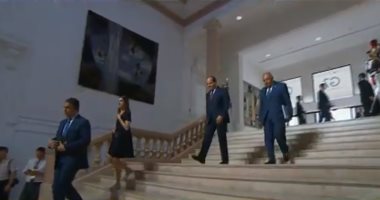 الرئيس السيسى يصل مقر "جلسة المناخ" على هامش قمة السبع بفرنسا