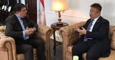 حسين زين يستقبل المستشار الثقافى لسفارة الصين بالقاهرة لبحث سبل التعاون