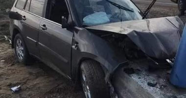 بالأسماء .. اصابة 8 أشخاص فى حادث سيارة على طريق سيوة